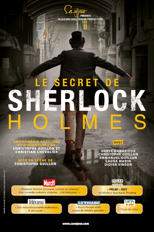 Affiche de la comédie de Sherlock Holmes