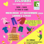 Vide dressing solidaire sur le thème "l'hiver et tenue de soirée" et atelier artistique